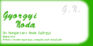 gyorgyi noda business card